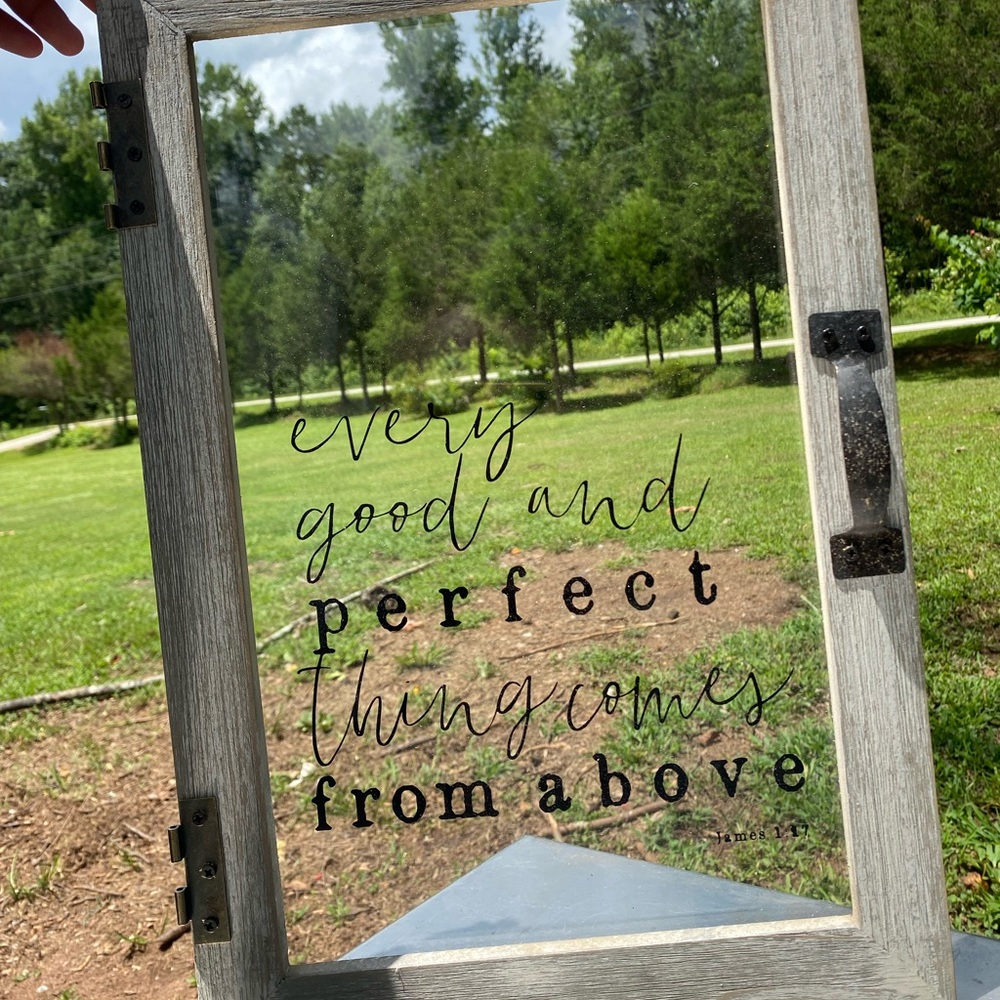 Country glass wall decor - Picture 4 of 6